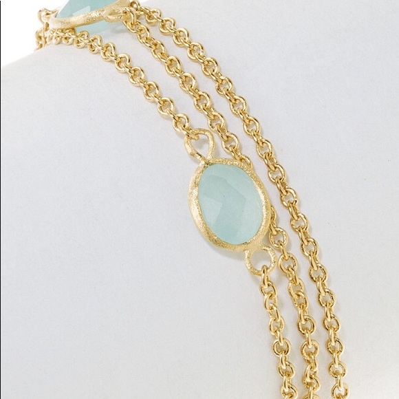 Rivka Friedman Bracelet w/Blue Quartzite Stones - Picture 4 of 6